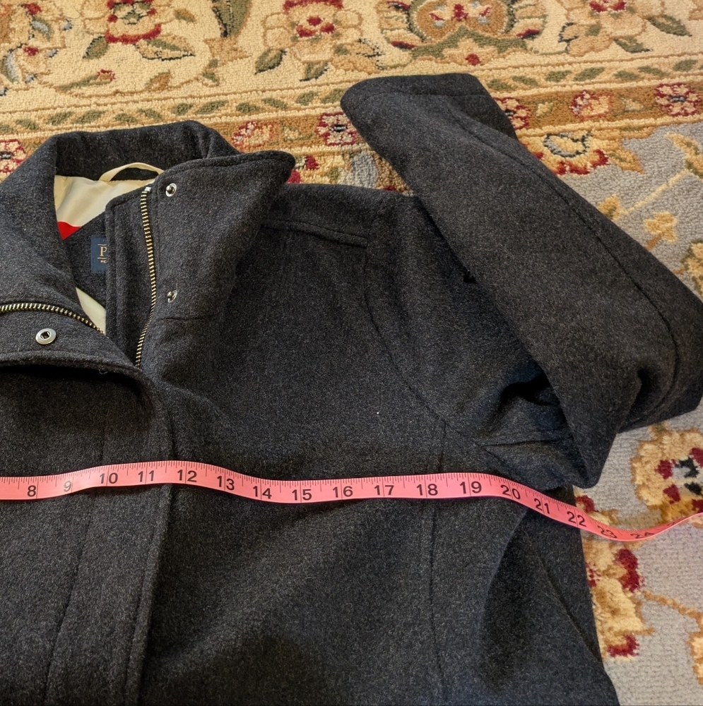 Pendleton Wool Pea Coat Jacket Womens Medium Blue - Picture 12 of 12